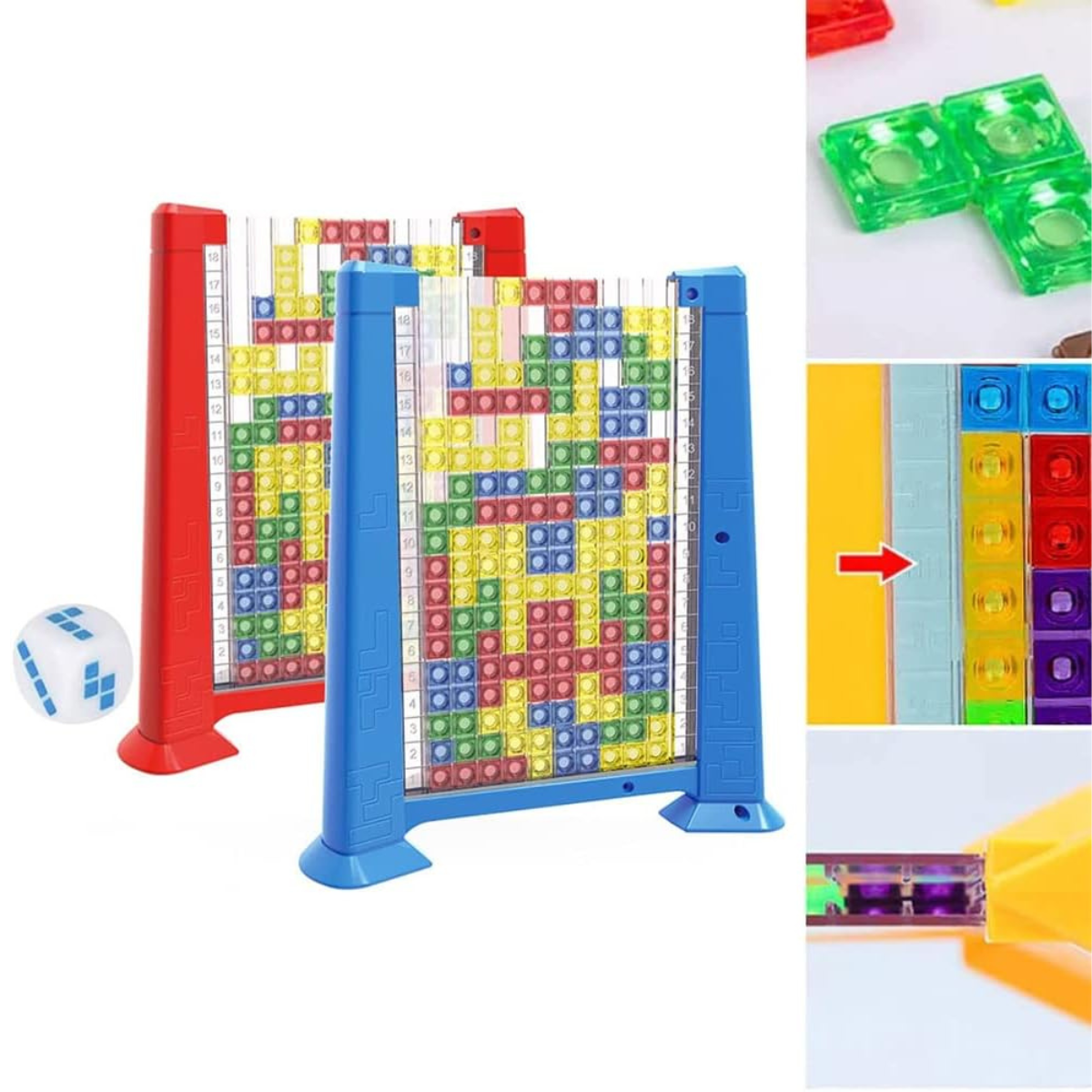 Juguete con motivo de Tetris divertido