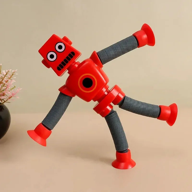 Pack 4 Pop Tubes Tubo Fidget Juguete Robots