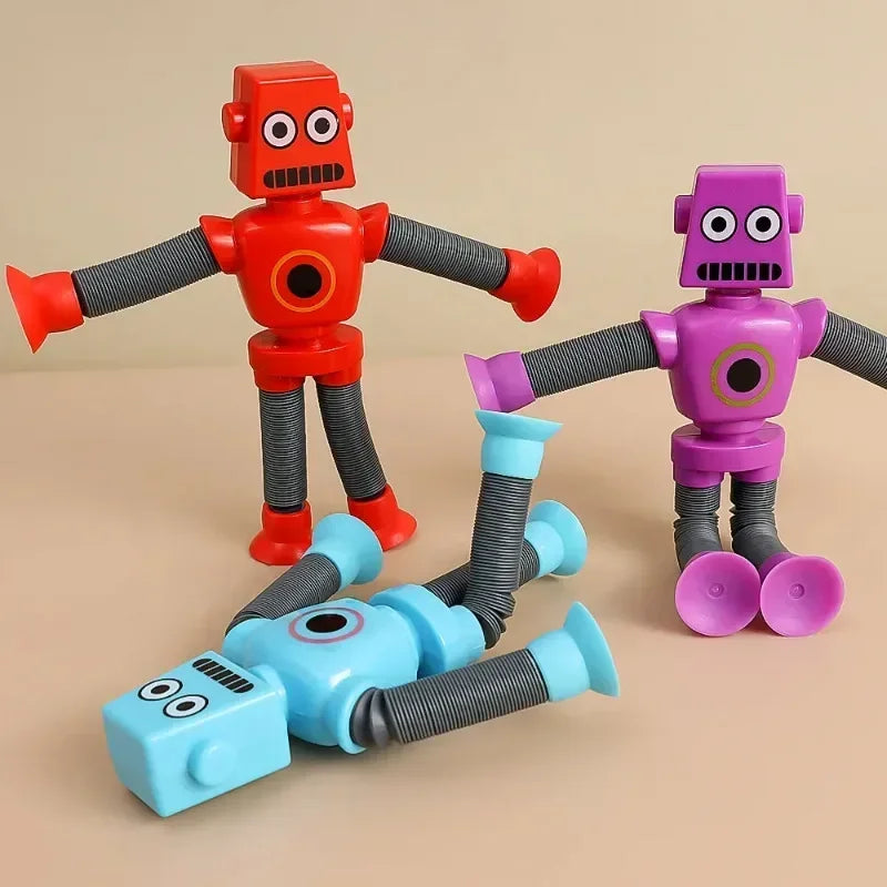 Pack 4 Pop Tubes Tubo Fidget Juguete Robots