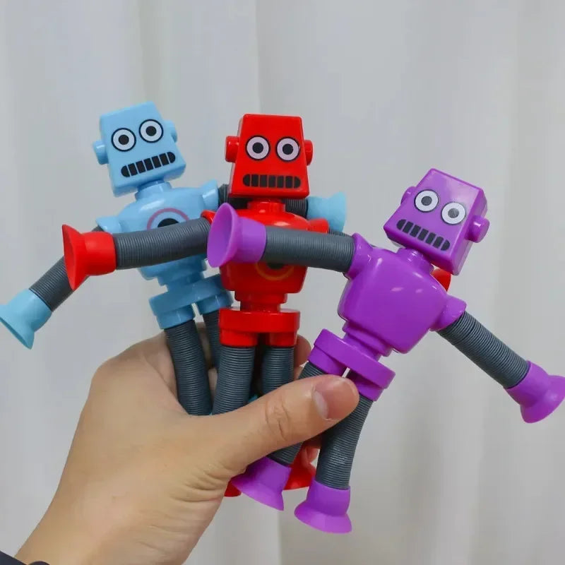 Pack 4 Pop Tubes Tubo Fidget Juguete Robots