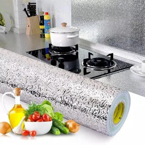Papel Aluminio adhesivo 60x200cm