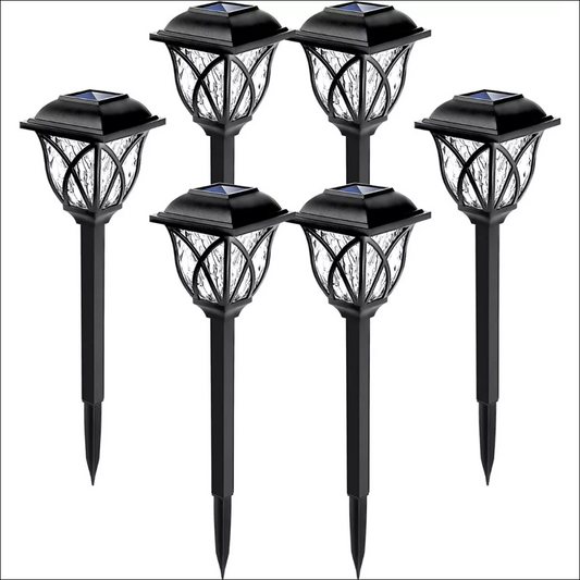 Estaca foco solar Led jardin 25cm